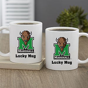 NCAA Marshall Thundering Herd Personalized Coffee Mug 11oz White