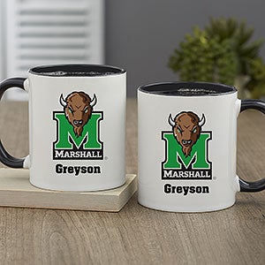 NCAA Marshall Thundering Herd Personalized Coffee Mug 11oz Black