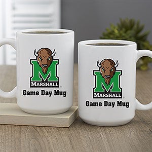 NCAA Marshall Thundering Herd Personalized Coffee Mug 15oz White