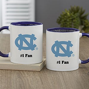 NCAA North Carolina Tar Heels Personalized Coffee Mug 11oz Blue