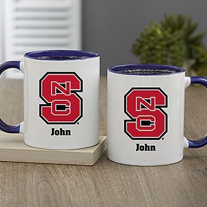NCAA NC State Wolfpack Personalized Coffee Mug 11oz Blue