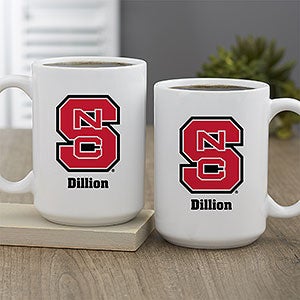 NCAA NC State Wolfpack Personalized Coffee Mug 15oz White