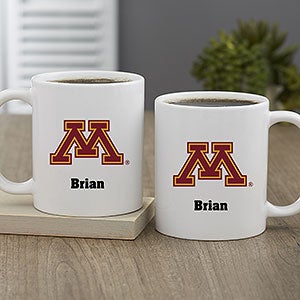 NCAA Minnesota Golden Gophers Personalized Coffee Mug 11oz White