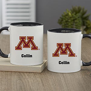 NCAA Minnesota Golden Gophers Personalized Coffee Mug 11oz Black
