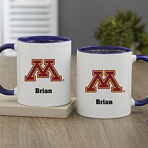 NCAA Minnesota Golden Gophers Personalized Coffee Mug 11oz Blue