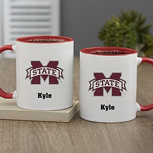 NCAA Mississippi State Bulldogs Personalized Coffee Mug 11oz Red