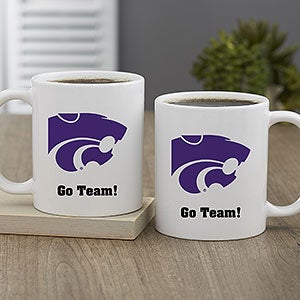 NCAA Kansas State Wildcats Personalized Coffee Mug 11oz White