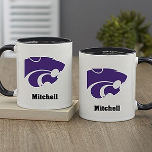 NCAA Kansas State Wildcats Personalized Coffee Mug 11oz Black