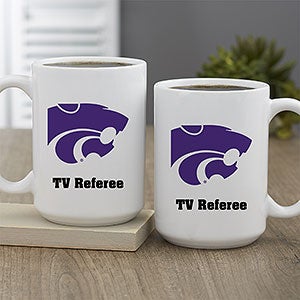 NCAA Kansas State Wildcats Personalized Coffee Mug 15oz White