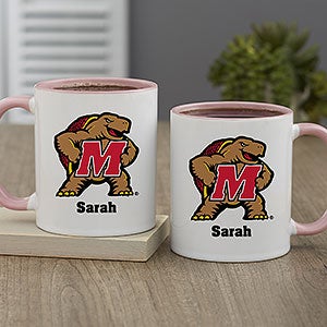 NCAA Maryland Terrapins Personalized Coffee Mug 11oz Pink