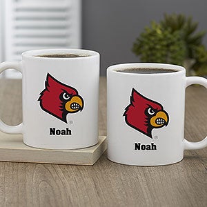 NCAA Louisville Cardinals Personalized Coffee Mug 11oz White