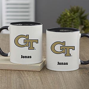 NCAA Georgia Tech Yellow Jackets Personalized Coffee Mug 11oz Black