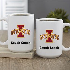 NCAA Iowa State Cyclones Personalized Coffee Mug 15oz White