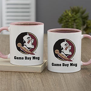 NCAA Florida State Seminoles Personalized Coffee Mug 11oz Pink