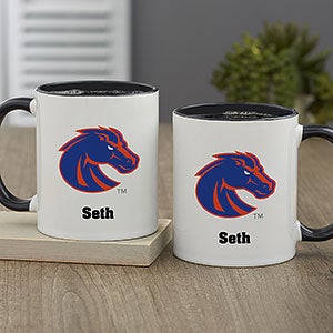 NCAA Boise State Broncos Personalized Coffee Mug 11oz Black