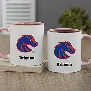 NCAA Boise State Broncos Personalized Coffee Mug 11oz Pink