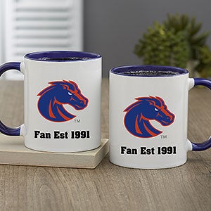 NCAA Boise State Broncos Personalized Coffee Mug 11oz Blue