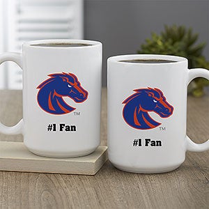 NCAA Boise State Broncos Personalized Coffee Mug 15oz White