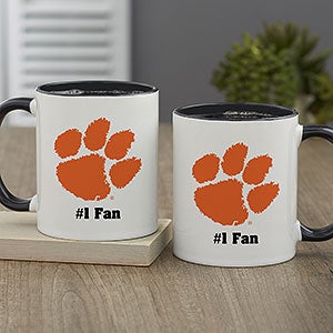 NCAA Clemson Tigers Personalized Coffee Mug 11oz. - Black