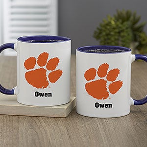 NCAA Clemson Tigers Personalized Coffee Mug 11oz. - Blue