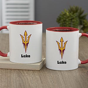 NCAA Arizona State Sun Devils Personalized Coffee Mug 11oz Red