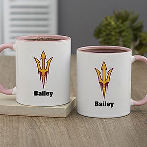 NCAA Arizona State Sun Devils Personalized Coffee Mug 11oz Pink