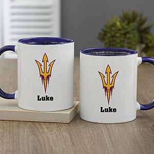 NCAA Arizona State Sun Devils Personalized Coffee Mug 11oz Blue