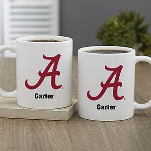 NCAA Alabama Crimson Tide Personalized Coffee Mug 11oz White