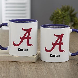 NCAA Alabama Crimson Tide Personalized Coffee Mug 11oz Blue