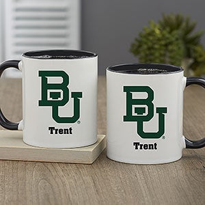 NCAA Baylor Bears Personalized Coffee Mug 11oz Black