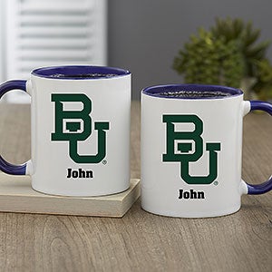 NCAA Baylor Bears Personalized Coffee Mug 11oz Blue