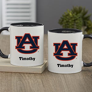 NCAA Auburn Tigers Personalized Coffee Mug 11oz Black