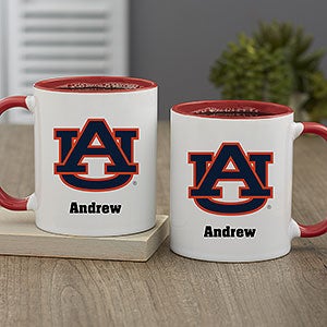NCAA Auburn Tigers Personalized Coffee Mug 11oz Red