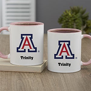 NCAA Arizona Wildcats Personalized Coffee Mug 11oz Pink