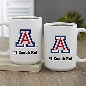 NCAA Arizona Wildcats Personalized Coffee Mug 15oz White