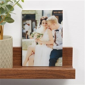 Wedding Personalized Glass Photo Prints - Vertical 5x7