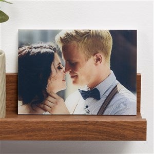 Wedding Personalized Glass Photo Prints - Horizontal 5x7