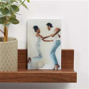 Romantic Personalized Glass Photo Prints - Vertical 4x6