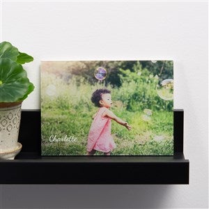 Photo Memories Personalized Glass Photo Prints - Horizontal 5x7