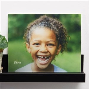 Photo Memories Personalized Glass Photo Prints - Horizontal 8x10