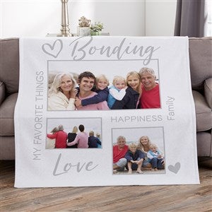 Photo Gallery For Grandparents Personalized 50x60 Sweatshirt Blanket