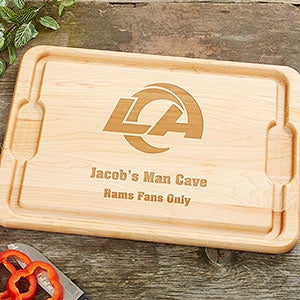 NFL Los Angeles Rams Personalized Cutting Board 15x21