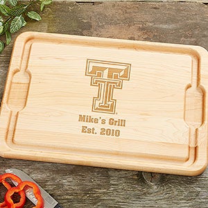 NCAA Texas Tech Red Raiders Personalized Cutting Board 15x21