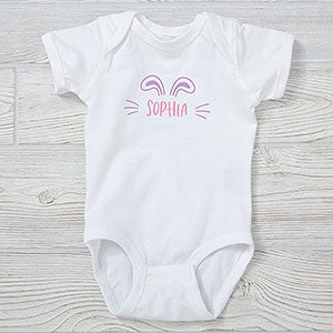 Ear-resistible Name Personalized Easter Baby Bodysuit