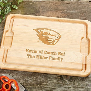 NCAA Oregon State Beavers Personalized Maple Cutting Board 12x17