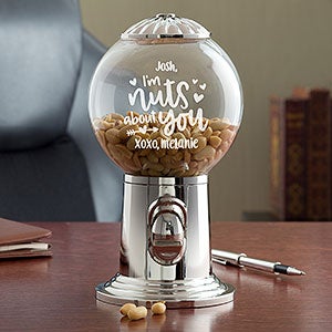 Nuts About You Personalized Candy Dispenser - 33542