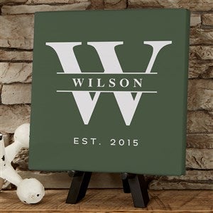 Lavish Last Name Personalized Canvas Prints - 8x8