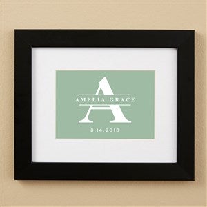 Lavish Last Name Personalized Framed Print - 8x10