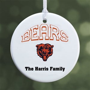 NFL Chicago Bears Personalized Ornament - 1 Sided Glossy