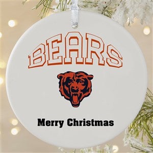 NFL Chicago Bears Personalized Ornament - 1 Sided Matte